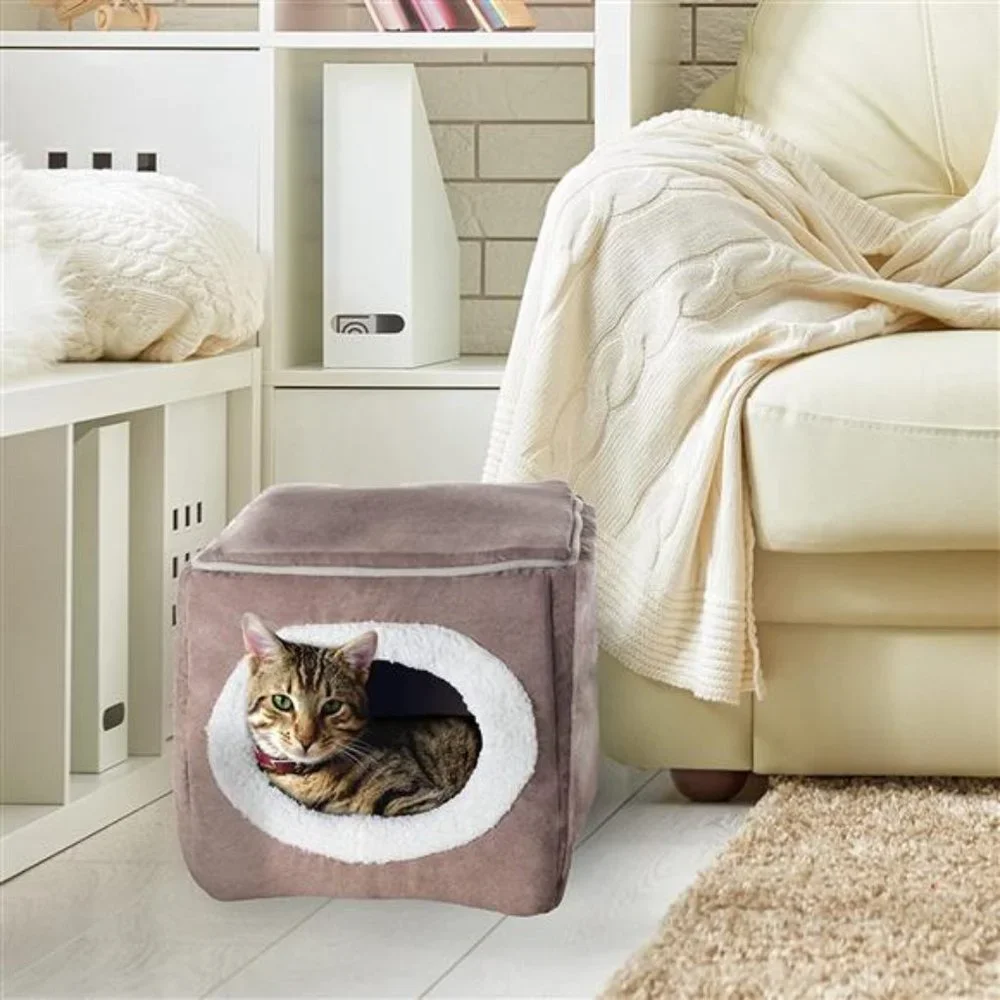 PETMAKER Cave Pet Bed Collection - Soft Indoor Enclosed Covered Cavern/House